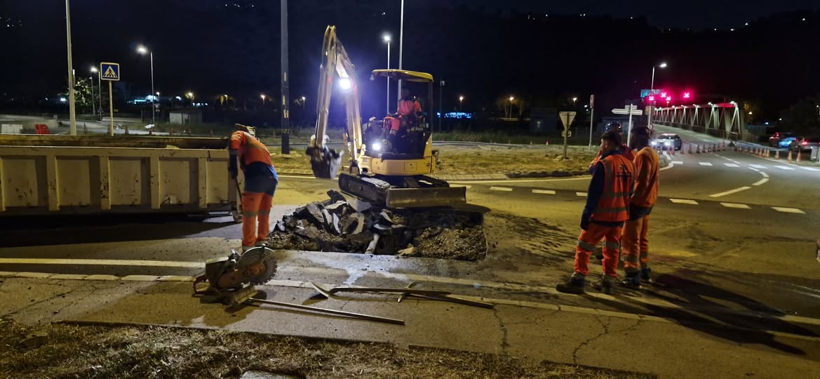 Le rond-point de la Manda à Carros doit rouvrir totalement ce jeudi matin
