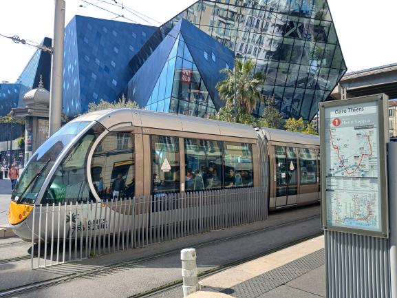 Tram Lignes d Azur Nice