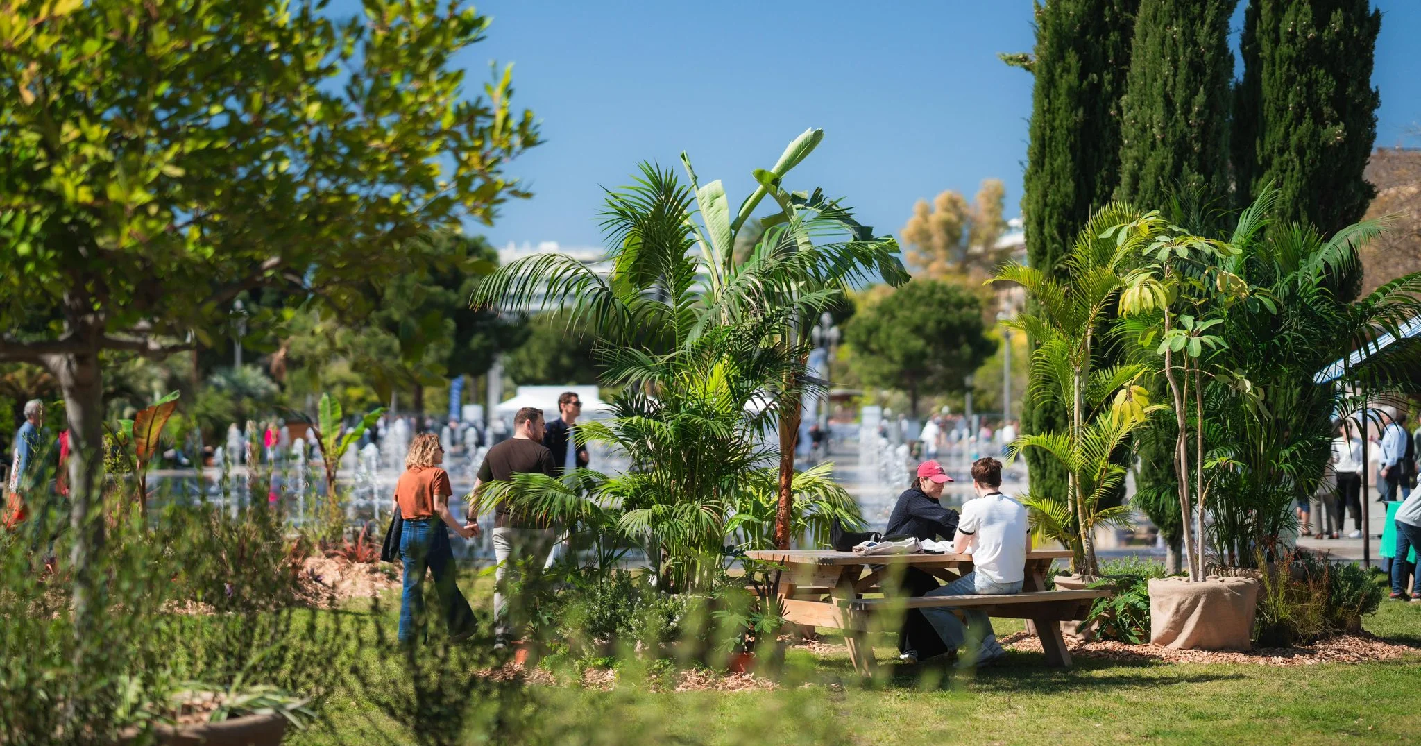 Détente Avril au Jardin Nice