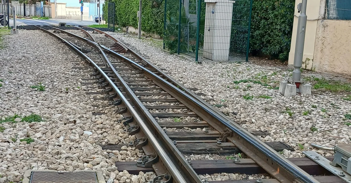 Rails du Chemin de Fer de Provence à Nice