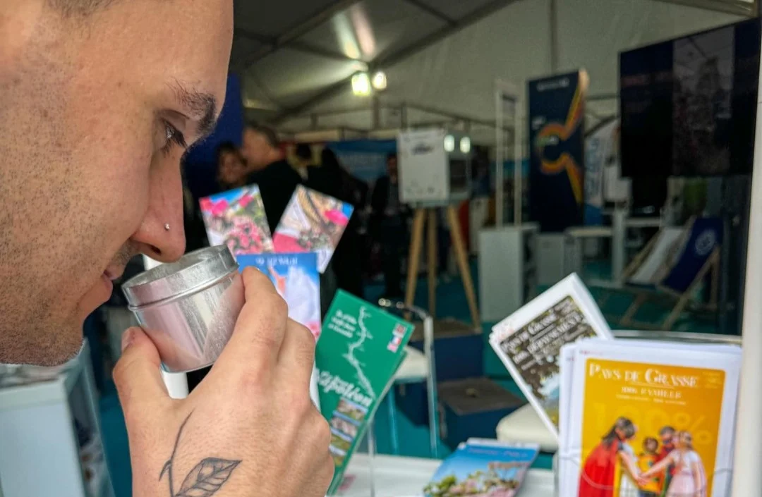 Degustation au stand Pays de Grasse iD Weekend Nice 2026