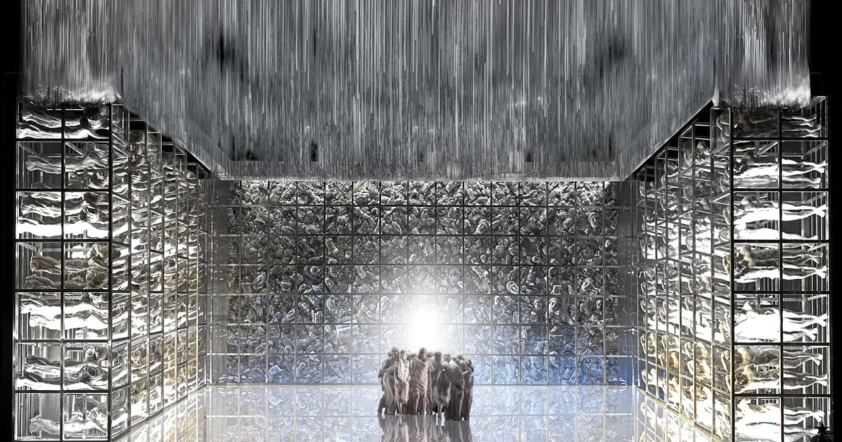 Le Villi - maquette du decor de Stefano Poda