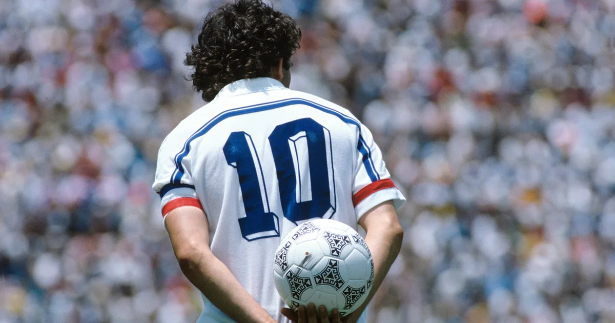 Michel Platini maillot 10