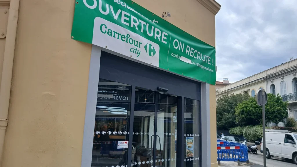 Près de Jean Médecin, un nouveau Carrefour City ouvre bientôt…
