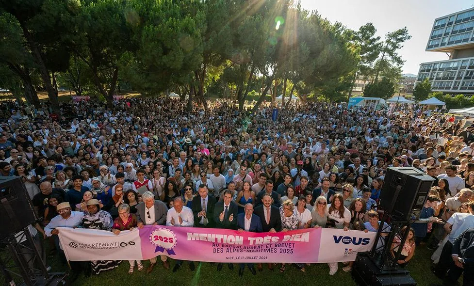 Cérémonie des mentions Très Bien au bac et au brevet des Alpes-Maritimes 2025, à Nice