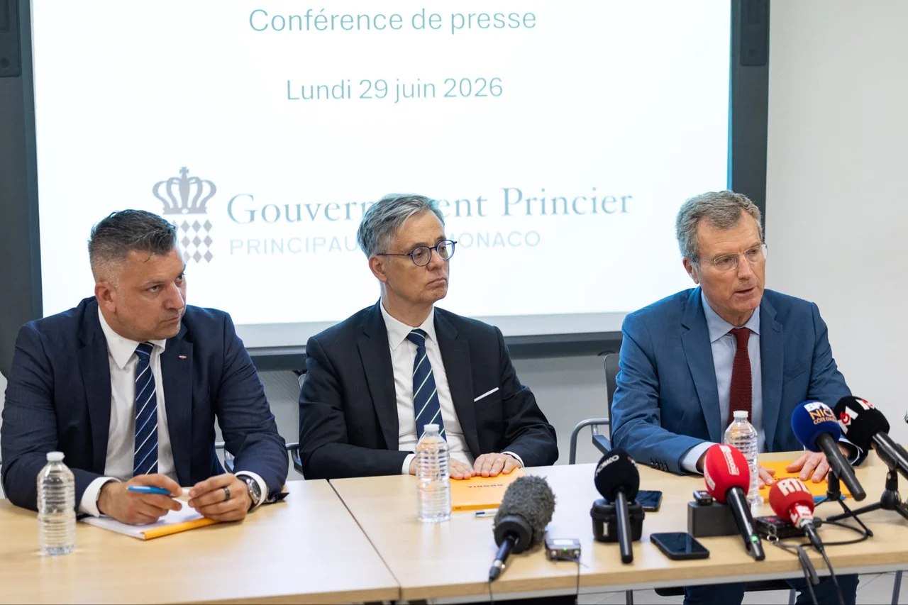 Conférence de presse du Gouvernement Princier de Monaco