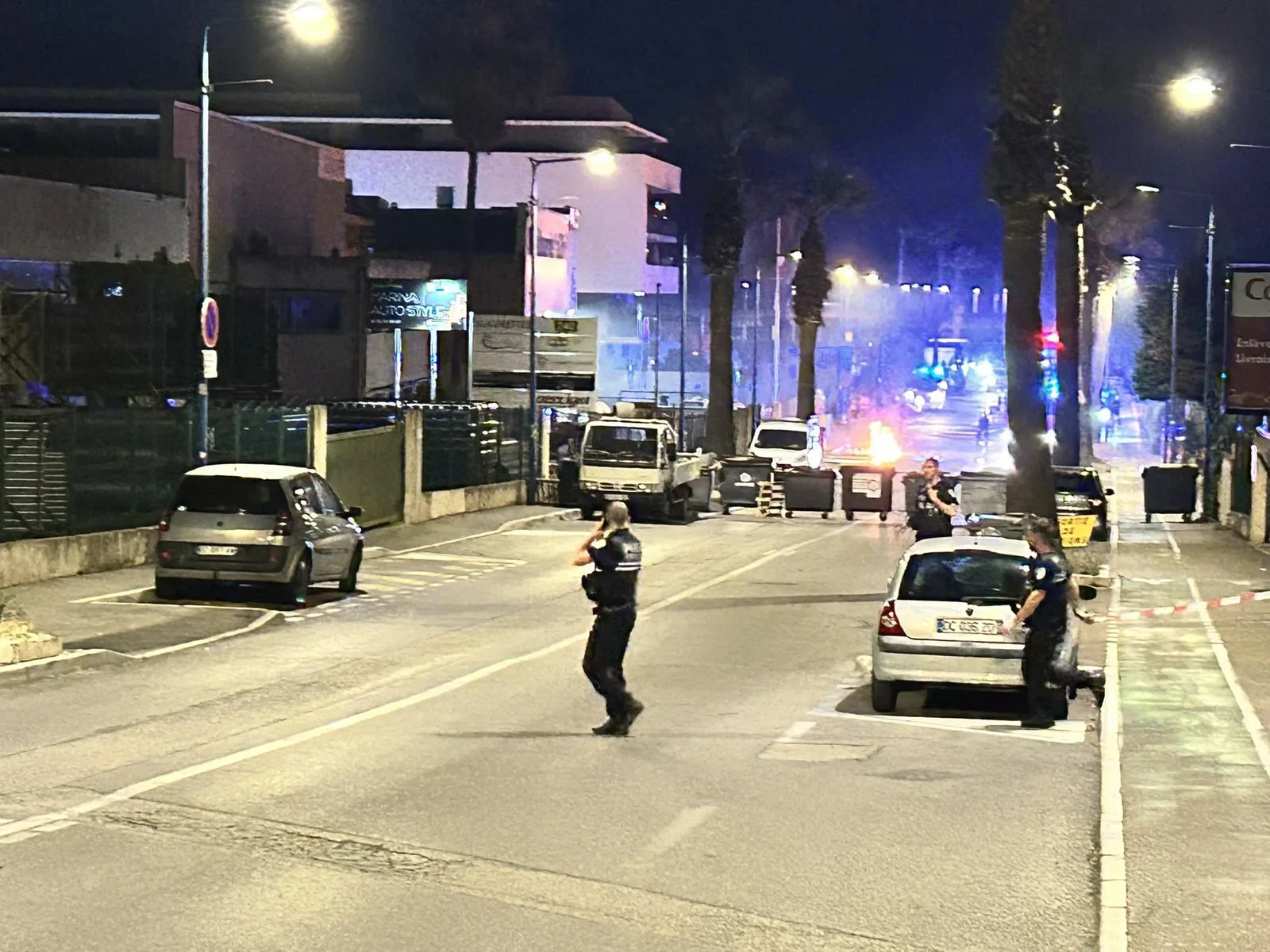 Perimetre de securite avenue des Maurettes
