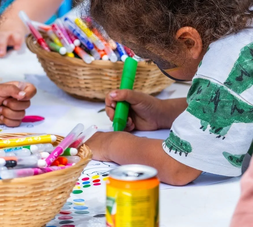Atelier coloriage à la fête de la petite enfance, Arènes de Cimiez, Nice