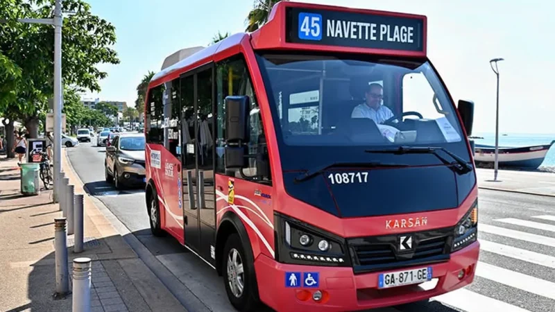 Cagnes-sur-Mer : le littoral se paie, la navette 45 sauve la mise