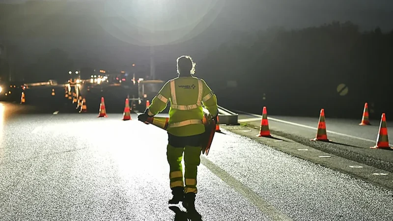 A8 : l’échangeur de Laghet fermé quatre nuits, dans les deux sens