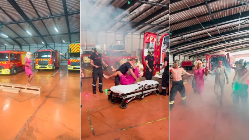 Grasse : la vidéo Dirty Dancing des pompiers cartonne avant leur bal