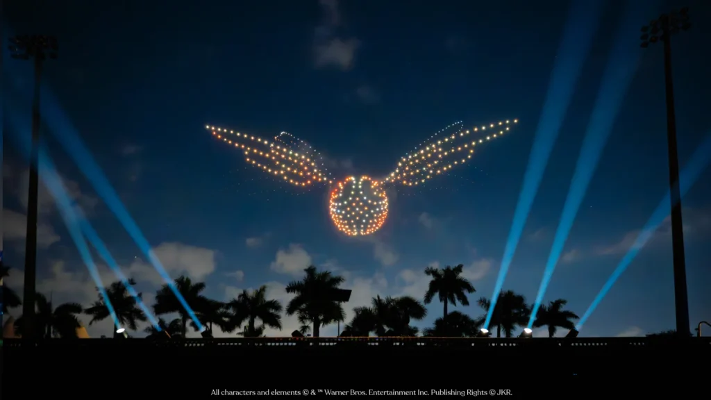 Harry Potter célébré avec 1.200 drones à l&rsquo;hippodrome de Cagnes
