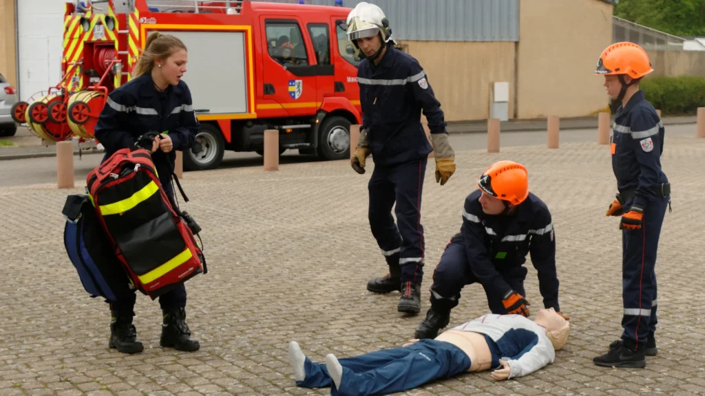 Andon : une journée avec les pompiers pour apprendre à sauver une vie