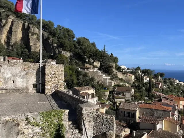 Vue depuis le château de Roquebrune-Cap-Martin